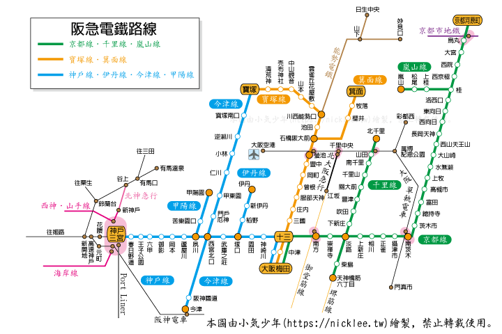 阪急電鐵-淡路站