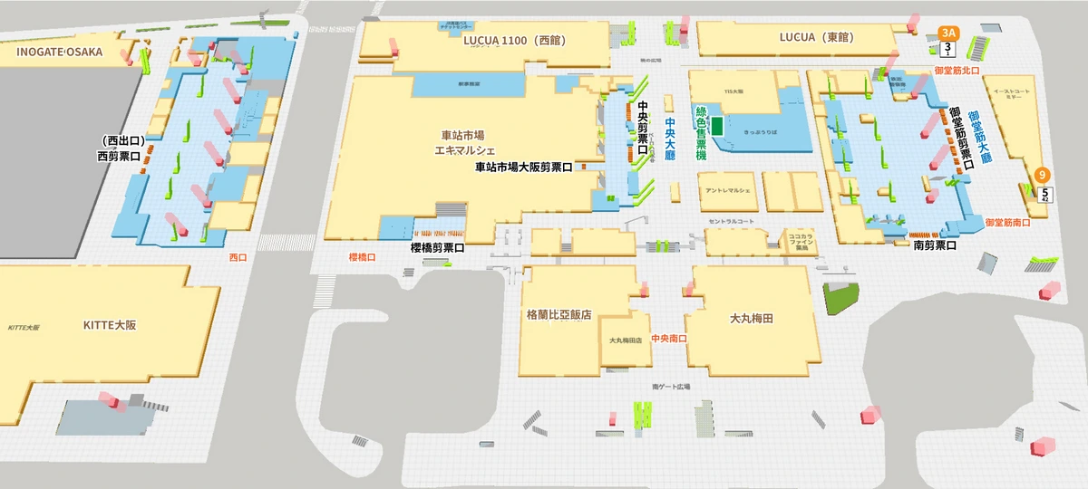 大阪梅田地區介紹