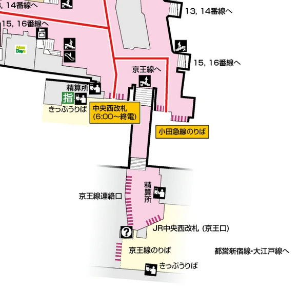 JR新宿車站介紹|如何到小田急新宿站|如何到新宿高速巴士總站