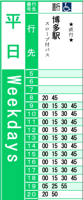福岡交通-從博多市區搭乘巴士前往福岡機場-直達國際線航廈不需轉乘