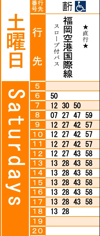 福岡交通-從博多市區搭乘巴士前往福岡機場-直達國際線航廈不需轉乘