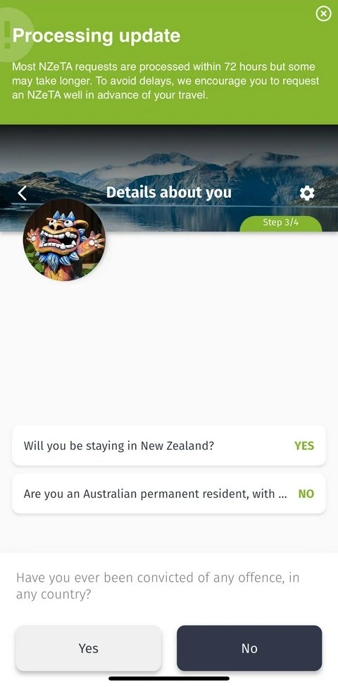 申請紐西蘭電子旅行授權教學(NZeTA)