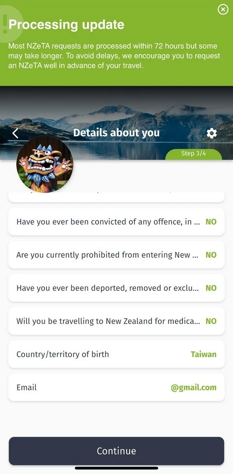 申請紐西蘭電子旅行授權教學(NZeTA)
