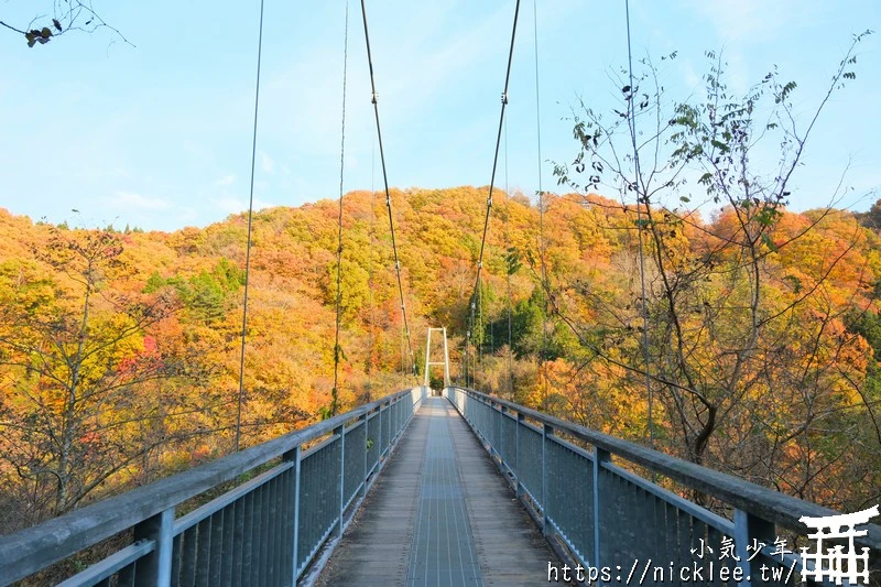 宮城賞楓景點-橫川溪谷與長老湖夕燒美景