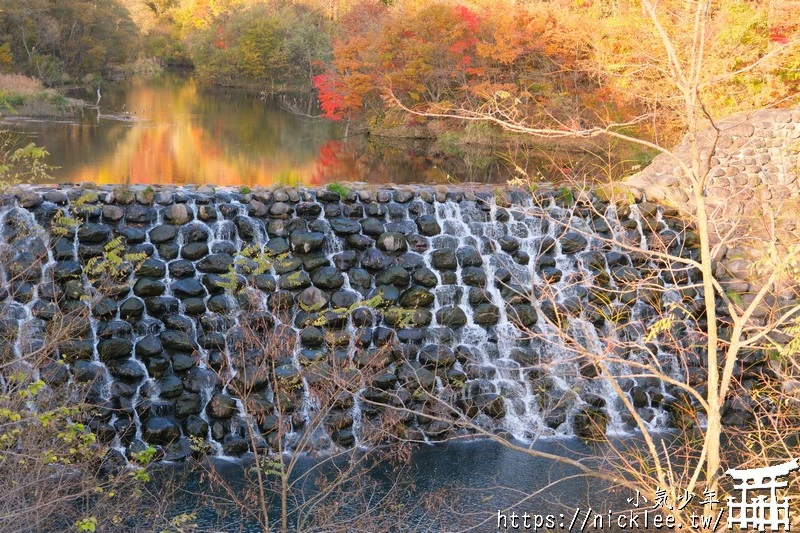 宮城賞楓景點-橫川溪谷與長老湖夕燒美景