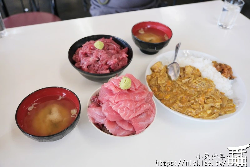 青森美食-鶴龜屋食堂-像一座小山的鮪魚丼-青森鐵道淺蟲溫泉站徒步5分鐘
