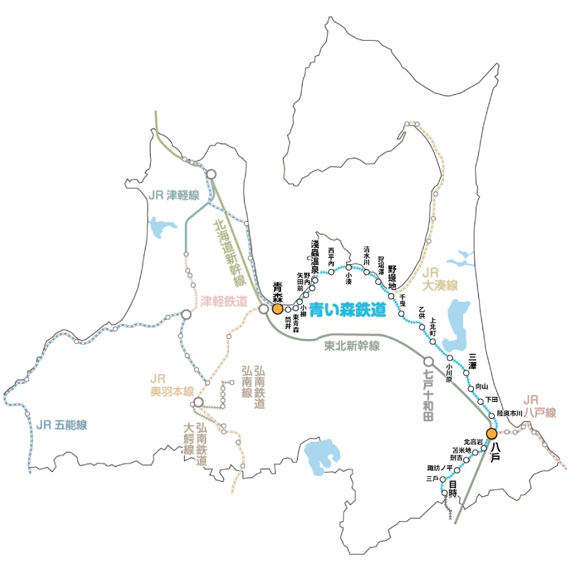 青森鐵道(青い森鉄道)怎麼搭？路線圖、觀光景點與搭乘重點一次整理