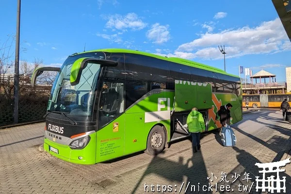 從維也納機場搭乘Flixbus到布達佩斯